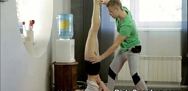  Work-Out Instructor Fucking Flexible Teen